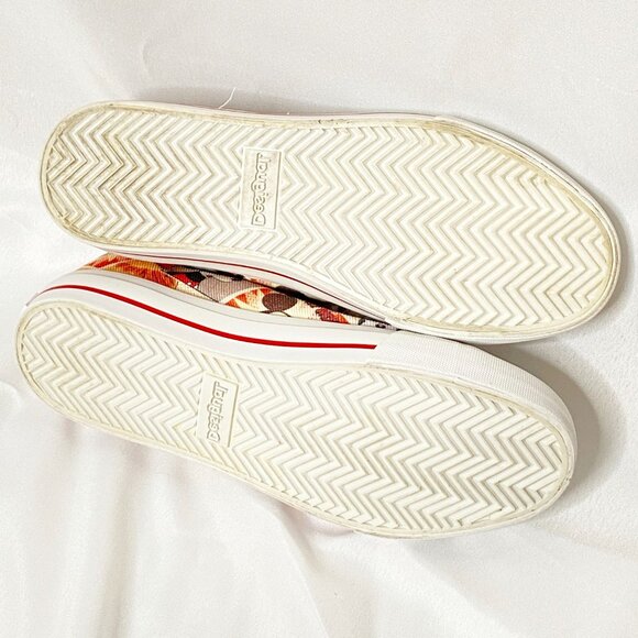 Disney Mickey Mouse Desigual High Top Sneakers SZ 41 / 10 - Picture 11 of 14